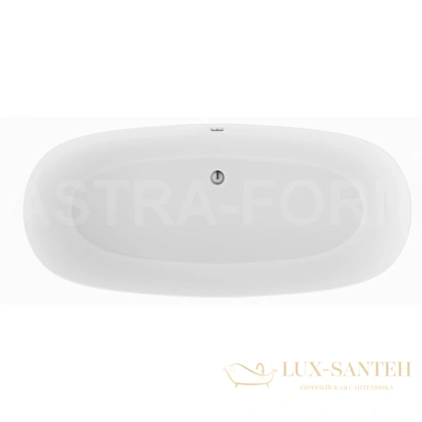 ванна astra-form атрия 01010011 из литого мрамора 170х75 см, белый