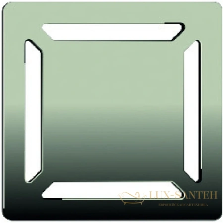 душевой трап berges platz norma 091059 148x148/50 мм, хром