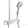 душевая стойка hansgrohe raindance select e 300 3jet 27127000 showerpipe, хром