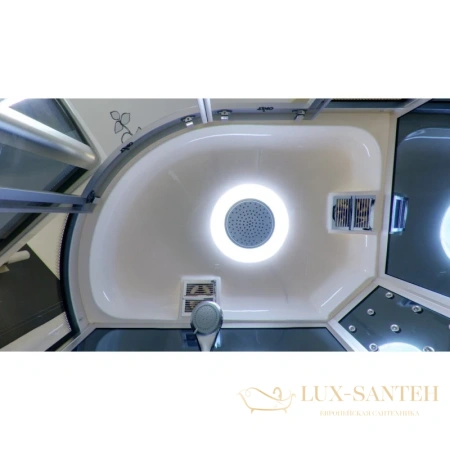 душевая кабина timo standart t-1102 r 120x85x220 см, стекло тонированное