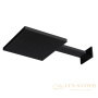 верхний душ 300х300 мм almar velvet e044277.mb, 2 режима, черный матовый
