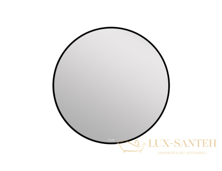 зеркало cersanit eclipse smart 80x80 в черной рамке, 64147
