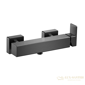 смеситель для душа aquame savona aqm6813gm, оружейная сталь брашированная