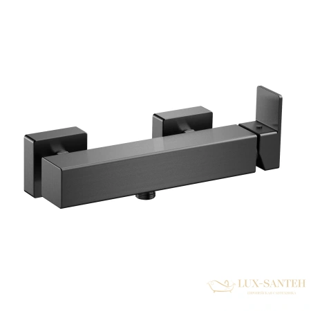 смеситель для душа aquame savona aqm6813gm, оружейная сталь брашированная