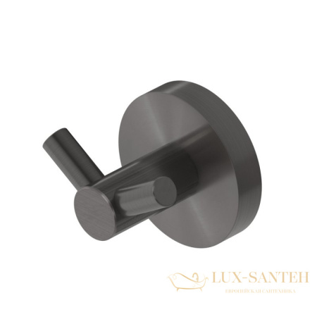 крючок двойной cezares relax-hkd-gm, оружейная сталь брашированная