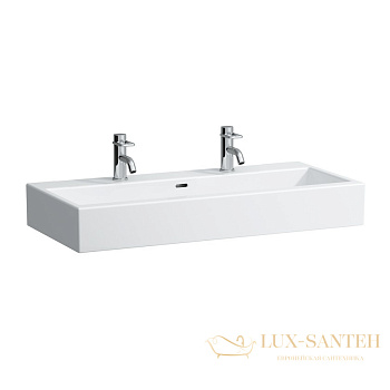 раковина laufen living 8.1843.8.000.107.1 накладная 100 см, белый глянцевый