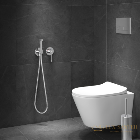 гигиенический комплект timo saona 2339/00sm, с защитой от ожогов, хром