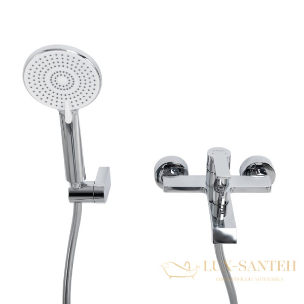 смеситель для ванны belbagno aurora-vasm-crm, с ручным душем, хром глянцевый глянцевый 