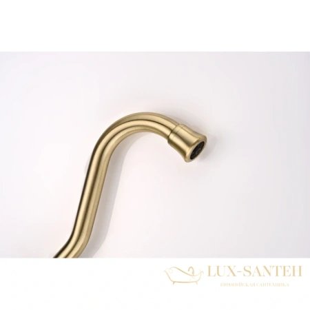 смеситель paulmark retro re213226-br для кухни с подключением к фильтру, бронза