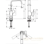 смеситель для раковины hansgrohe metropol 230 32511000