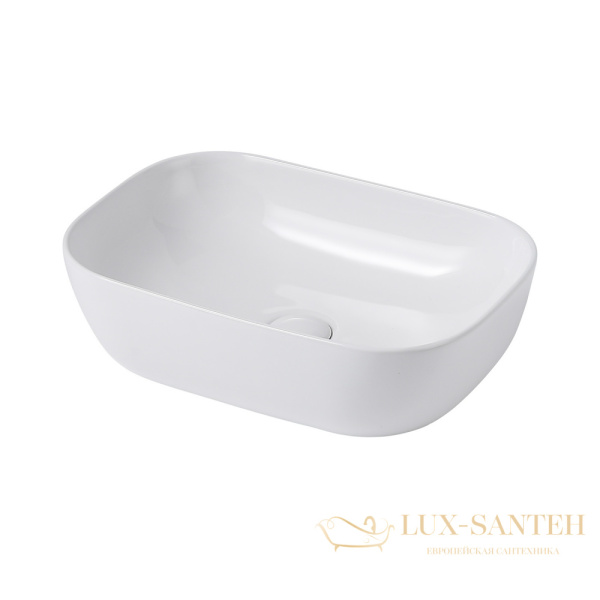 раковина накладная abber rechteck ac2200 белая