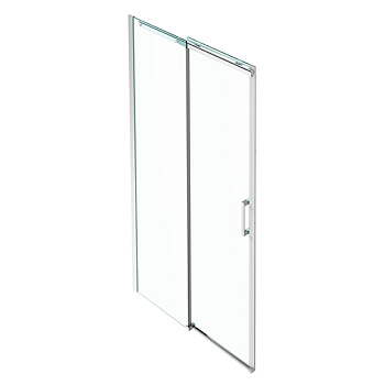 душевая дверь jacob delafon contra e22c130-ga 130 см, профиль хром глянцевый, стекло прозрачное