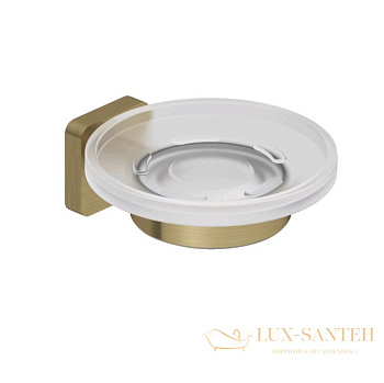 мыльница подвесная kludi vela s, 25985n0, золото брашированное