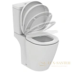 Чаша унитаза Ideal Standard Connect Aquablade E042901 с горизонтальным выпуском, белый