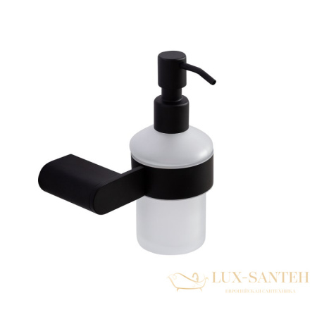 дозатор для жидкого мыла cezares stylus-sois-v-nop, 200 мл, черный матовый