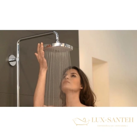 душевая стойка hansgrohe croma select e 180 27258400 с однорычажным смесителем, белый/хром