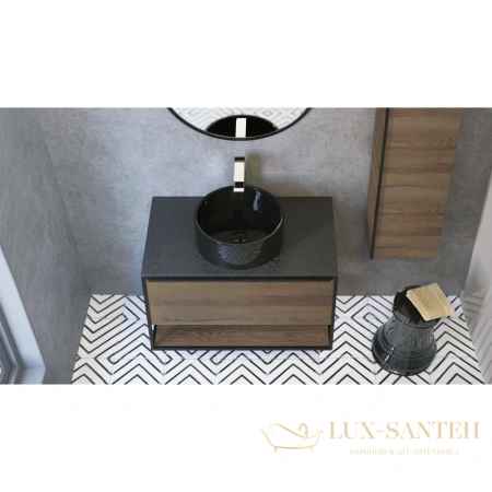 зеркало jorno steal ste.02.77/b 77х77 см