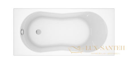 ванна прямоугольная cersanit nike 150x70, 63346, цвет белый