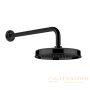 верхний душ gessi venti20 65148.299 ø 200 мм, black xl