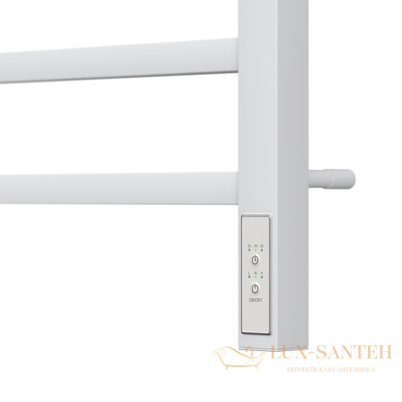 полотенцесушитель 500x800 электрический point вега pn71858w п9, диммер справа, белый