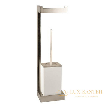 стойка gessi rettangolo 20867.031 для туалета, хром/белый