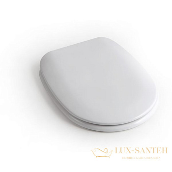 сиденье быстросъемное тонкое white ceramic basic wc00sfmsl с микролифтом, серый матовый