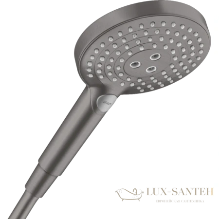 душевая лейка hansgrohe raindance select s 26530340 шлифованный черный хром