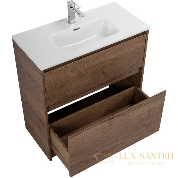 тумба под раковину belbagno kraft 39 kraft39-500/390-2c-pia-rt 50 см, rovere tabacco