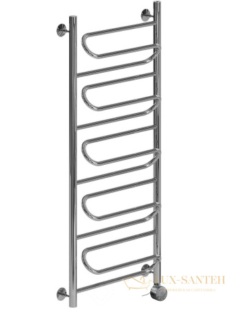 полотенцесушитель электрический ника curve лz 120/50 правый тэн, цвет хром