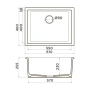 кухонная мойка omoikiri okinoshima 61-u/i-wh 4993256 natceramic, белый глянец