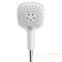 ручной душ hansgrohe raindance select e 150 3jet 26550400 белый/хром