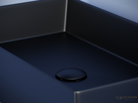 раковина накладная ceramica nova element cn6070mb, 601*361*130 мм, черный матовый