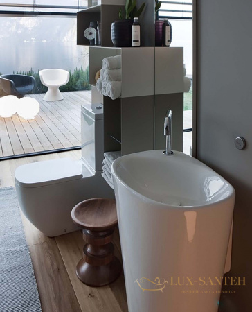 раковина laufen palomba collection 8.1180.3.400.104.1 напольная 52 см, белый