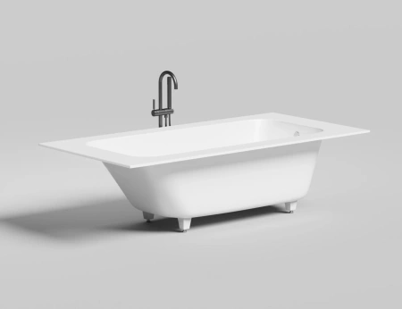ванна salini orlanda 102014g s-sense 190x100 см, белый