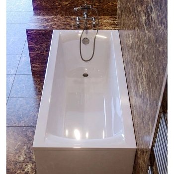 ванна astra-form нью-форм 01010007 из литого мрамора 150х70 см, белый