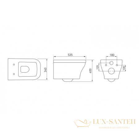 комплект berges 042450: подвесной унитаз strati с системой инсталляции novum 525 и панелью смыва, хром глянцевый