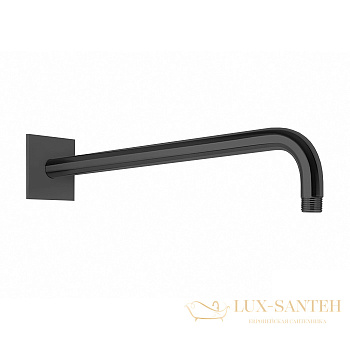 держатель верхнего душа 420 мм, almar shower arms e021116.ab, настенный, черный хром брашированный pvd