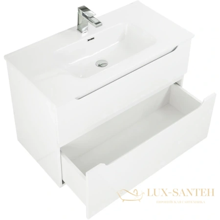 тумба belbagno etna etna-h60-1000-2c-so-bl-p 99,6 см, bianco lucido