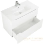 тумба belbagno etna etna-h60-1000-2c-so-bl-p 99,6 см, bianco lucido