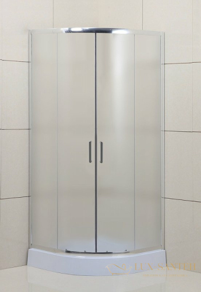 душевой уголок belbagno uno uno-195-r-2-95-p-cr 95х95 см профиль хром, стекло рифленое