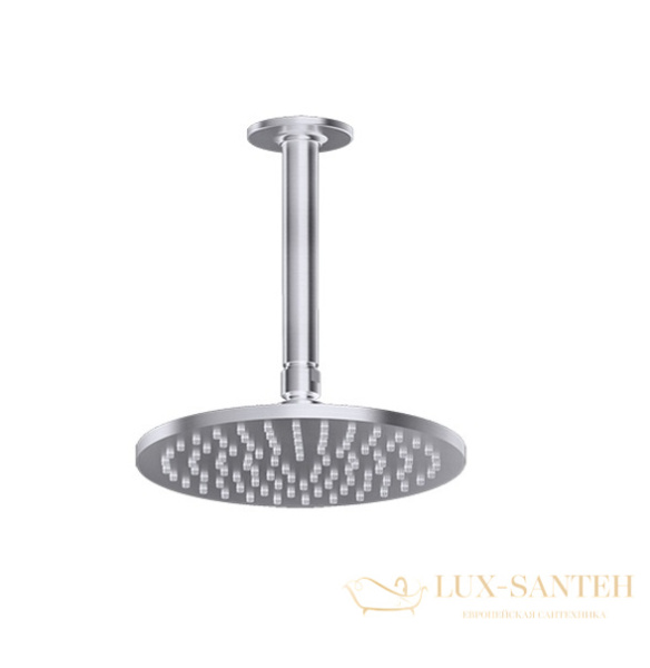 верхний душ gessi inciso 58150.149 200 мм, finox brushed nickel