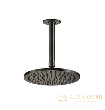 верхний душ gessi inciso 58152.299 200 мм, black xl
