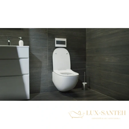 подвесной безободковый унитаз bettoserb fluenta 40006661b, белый