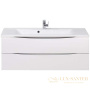 тумба под раковину belbagno marino marino-1200-2c-so-bo-p 120 см подвесная, bianco opaco