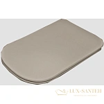 Сиденье Kerasan Tribeca 519181 для унитаза с микролифтом, фундук матовый