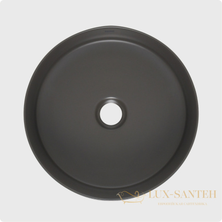 раковина накладная aquame aqm5012mdg, 355 мм, темно-серый матовый