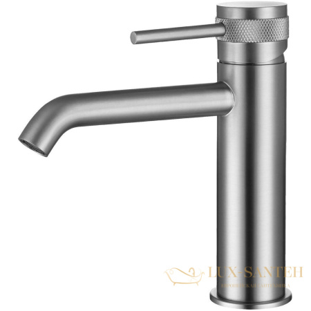 смеситель для раковины allen brau priority 5.31a01-bn, никель брашированный