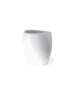 стакан керамический stil haus zefiro 653(bi) настольный, белая керамика