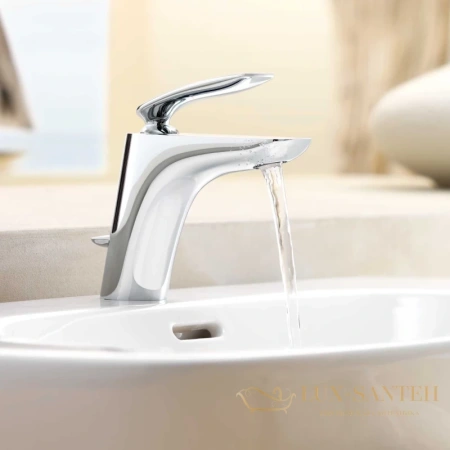 смеситель для раковины kludi balance 520230575 с донным клапаном, хром