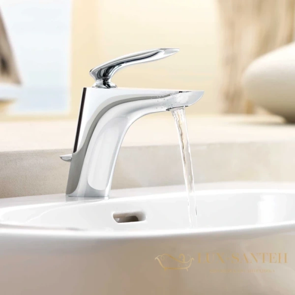 смеситель для раковины kludi balance 520230575 с донным клапаном, хром